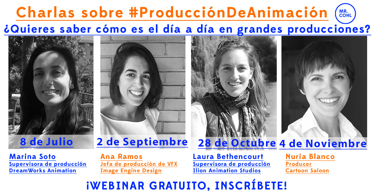 charla de producción online de animación con Nuria G. Blanco