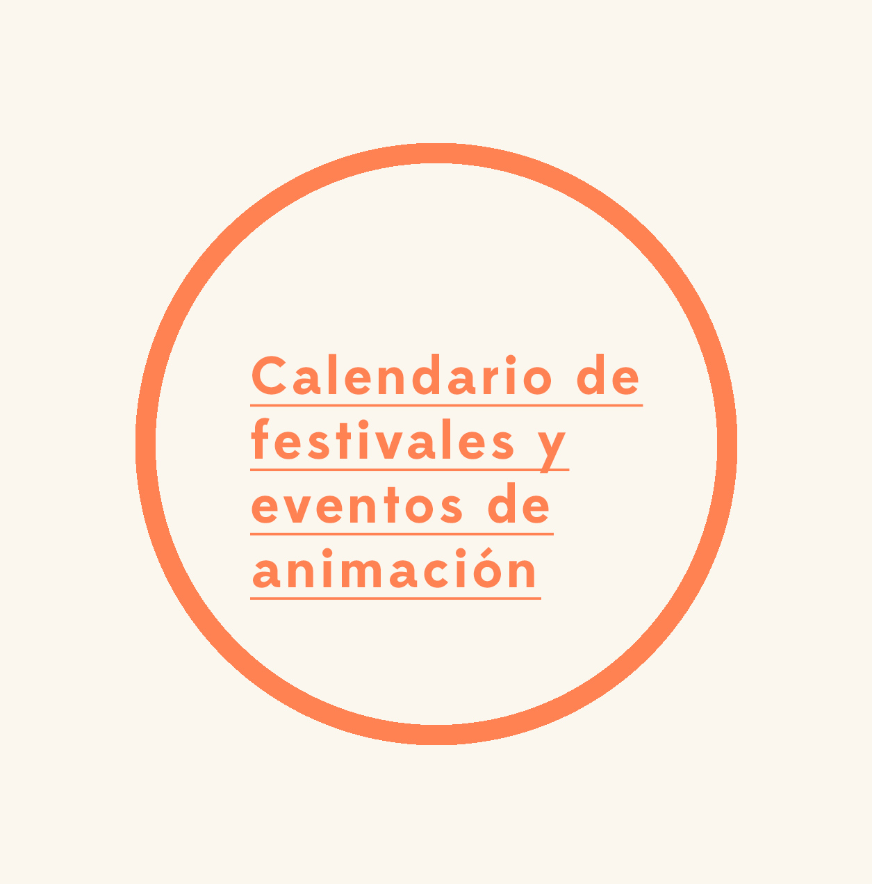 Calendario de festivales y eventos del sector de la animación