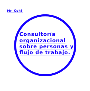 Consultoría organizacional sobre personas y flujo de trabajo